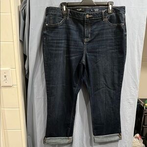Simply Vera Vera Wang Blue Relaxed Jeans size 16